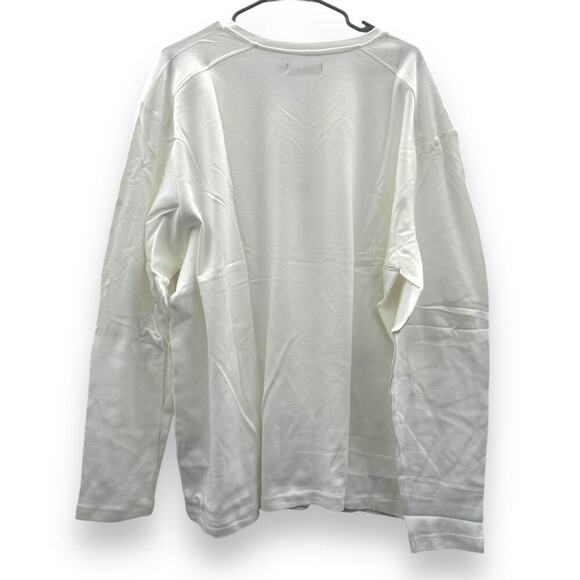 Southbay White Long Sleeve V Neck Pullover Tee‎ Shirt Size 2XL NEW - Picture 5 of 10